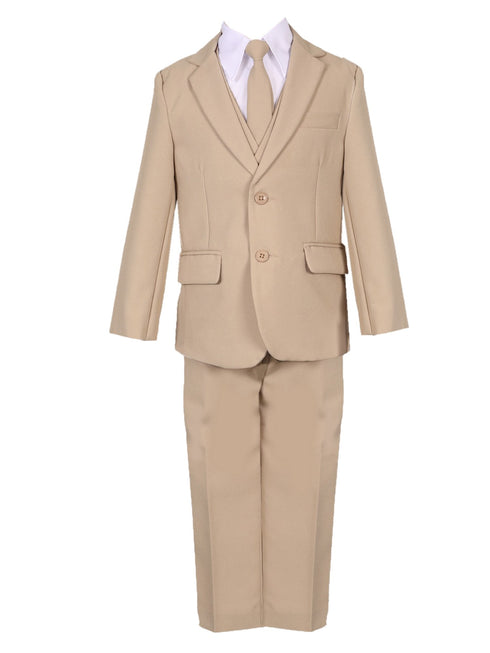 Rain Kids Baby Boys Multi Color Slim Fit 5 pc Special Occasion Suit Set 6-24M - SophiasStyle.com